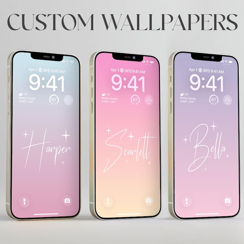 Pink Ios Lockscreen Pink Lockscreen - Etsy