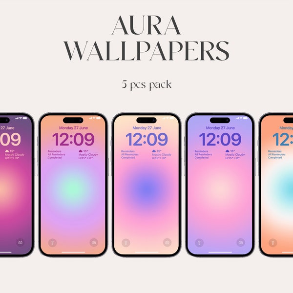Aura iPhone wallpapers, aesthetic gradient wallpapers, iOS 16, Aesthetic Wallpaper, iPhone 14 pro max, lockscreen, minimal, abstract trendy