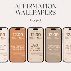 Affirmation cozy wallpaper, high resolution, self love Wallpaper iPhone, Digital Download, Motivation, Positive Quotes, iphone 14, fall vibe