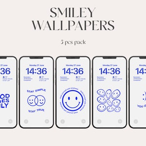 Aesthetic Smile Emoji Wallpaper Download  MobCup