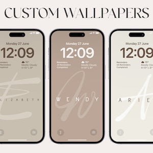 Sfondo personalizzato per iPhone, alta risoluzione, iOS, sfondo estetico, download digitale, affermazioni, iPhone 14, Samsung NOTE, personalizzazione