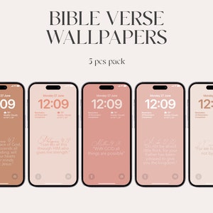 Achtergrond bijbelvers: christelijke iOS-affirmaties (digitale download)