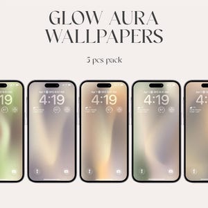 Gradient iPhone Wallpaper, Aesthetic Phone Theme (Digital Download)