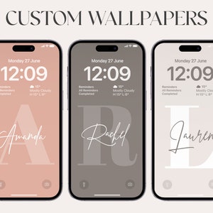 Sfondo personalizzato per iPhone, alta risoluzione, iOS, sfondo estetico, download digitale, palette beige, iPhone 14, Samsung, personalizzazione