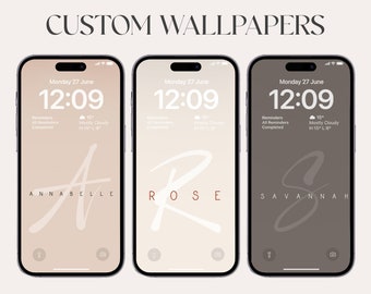 Custom iphone wallpaper, high resolution, iOS, Aesthetic Wallpaper, Digital Download, Affirmations, iphone 14, Samsung NOTE, personalization