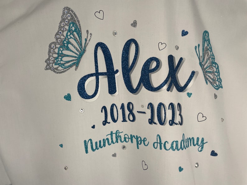 Charl design. Personalised Leavers Shirt 2024 image 2