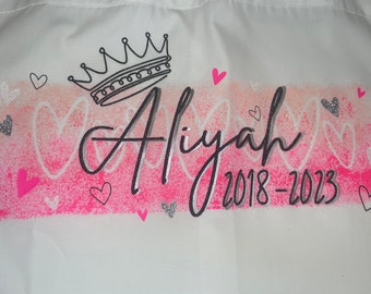 Aliyah design. Personalised Leavers Shirt 2024