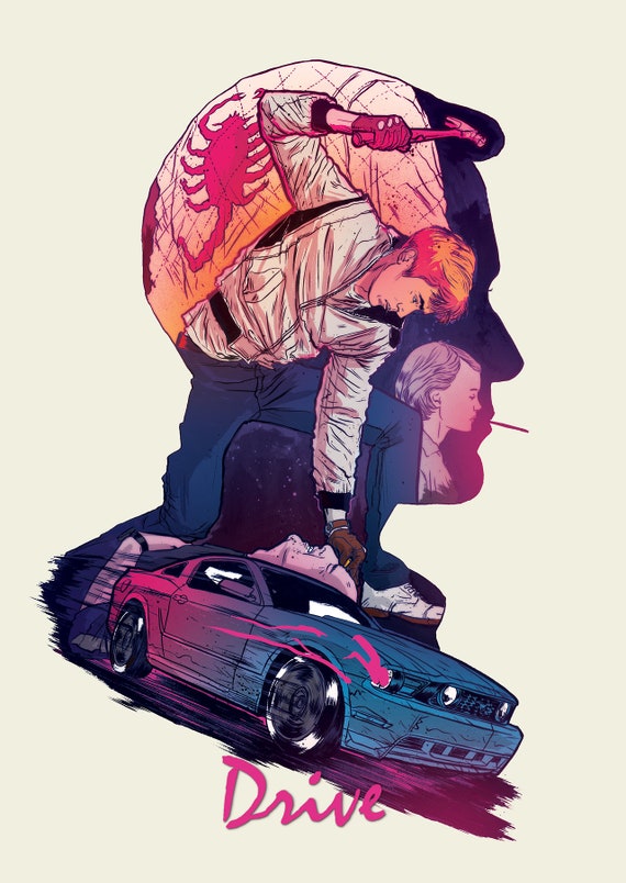 Drive / Film Poster / Wall Art / Movie Film / Wall Decor / Free ...