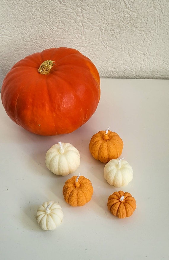 Pumpkin Candle | Halloween Candle | large pumpkin candle | small pumpkin candle| Halloween Kerze | Halloween Decor Candle | Decor Candles