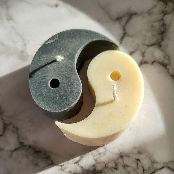 Yin Yang | Yin and Yang Candle | Kerze | Home Decor | Deco Kerzen | Candle Set | Yin & Yang | Dekorative Kerze | Aesthetic Candle