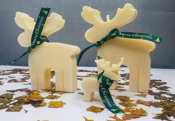Reindeer Candles | Reindeer Candles | Graphic Reindeer | Elk Candle | Christmas decorations | Christmas gift | Christmas candle | Rudolf Candle