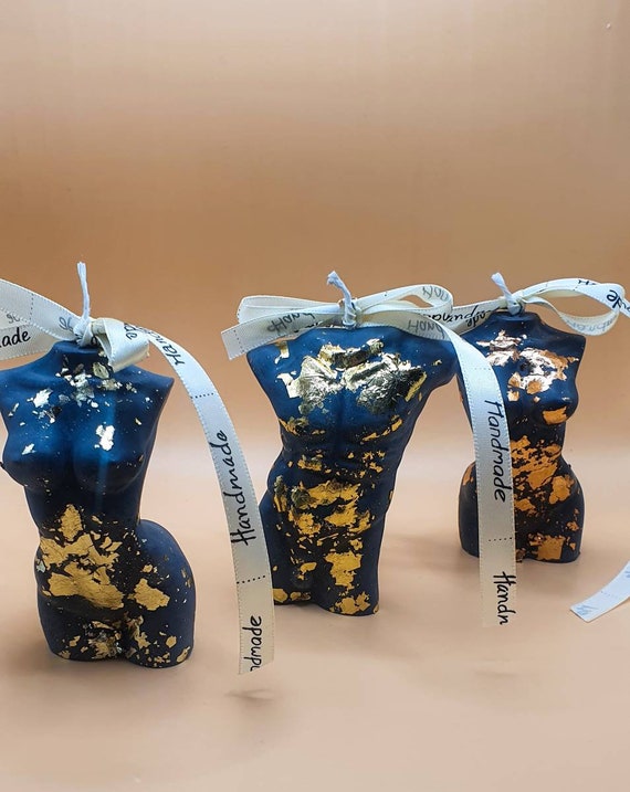 Naked Collection | Goddess Candle | Men Candle | Women Candle | Booty Candle | Black Candle | Black Naked Candle | Gold Leaf | Rose Gold