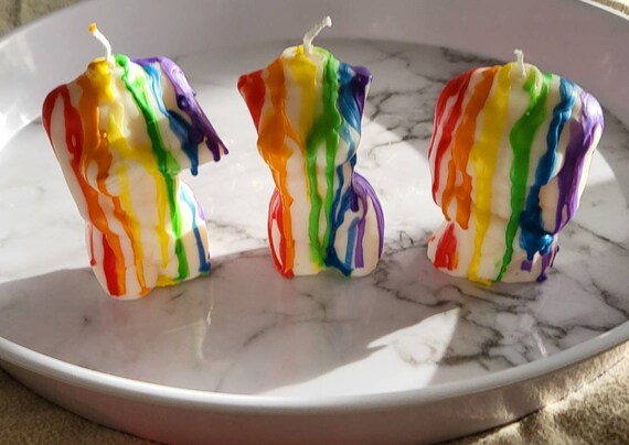 Pride | Pride Candle | Rainbow Candle | Pride Naked Candle | Women Candle | Men Candle | Pride Gift | Home Decor | Dekorative Kerze | Kerzen
