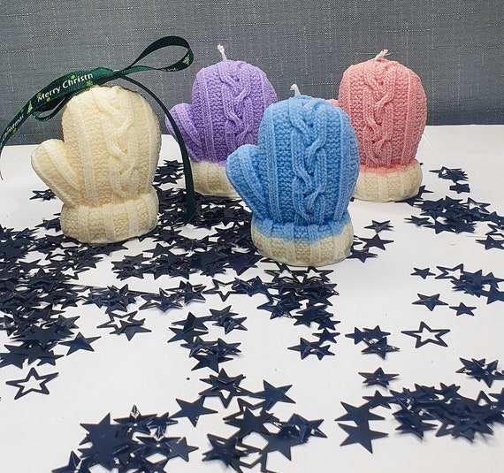 Wool Glove Candle | Glove Candle | Cute candle | Knitted glove | Winter Glove Candle | Christmas Candle | Christmas candle