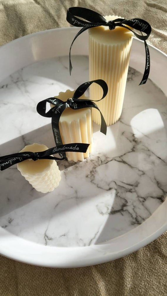 Pillar Candle | Stumpenkerze | Unique Candle | Aesthetic Candle | Simple Candle | Elegant Candle | Nordic Style Candle | Decor Candle