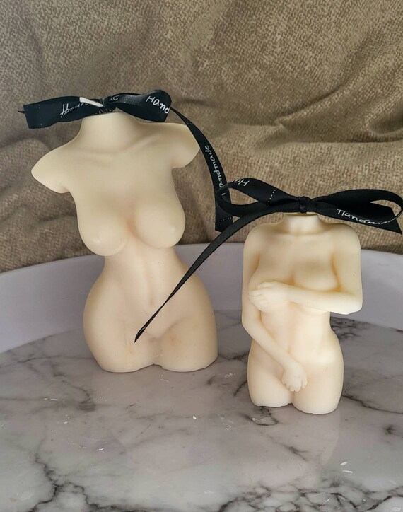 Torso Candle | Women Power | Women Gift| Men Gift | Naked Women Candle | Large Women Candle | Soy Candle | Shy Women Candle | Goddess Candle