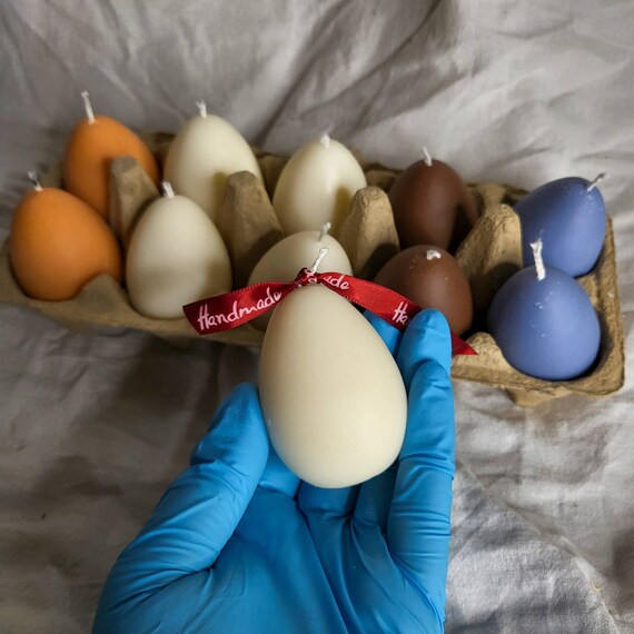 Oster Kerzen | Ei Kerze | Ostern | Osterdeko | Egg Shaped Candle | Spring Egg | Real Size Easter Egg Candle | Easter Decor | Easter Candle