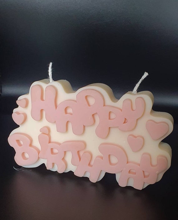 Happy Birthday | Happy Birthday Candle | Birthday Candle | Happy Birthday Gift | Geschenk | Birthday Kerze | Dekorative Candle