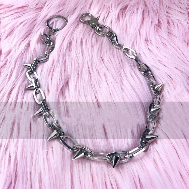 Pants Chain Side Punk Chain on the Jeans Pants Women Hip Hop Etsy