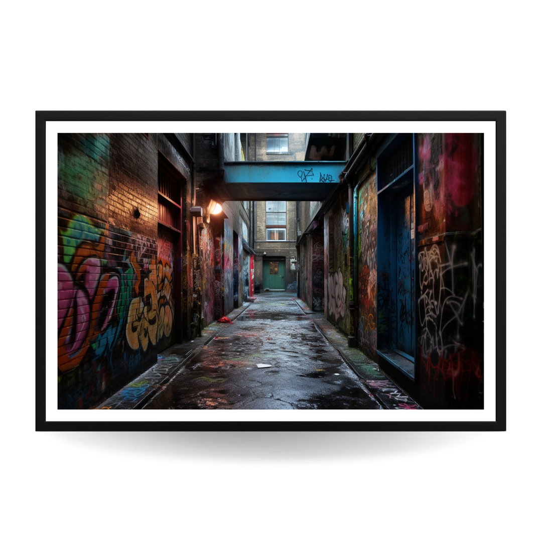 Graffiti Art colorful Chaos Graffiti Art Etsy