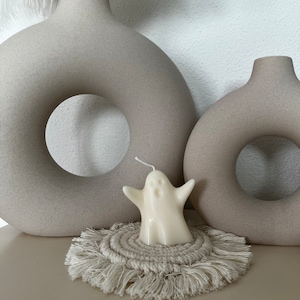 Ghost - Geister - Halloween - Spooky Candle - Gespenst - Handmade - Rapsewachs - Geschenkidee