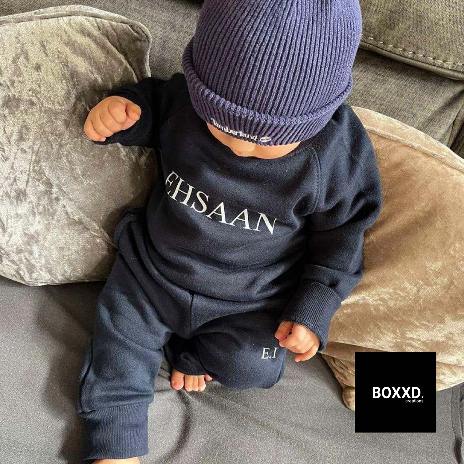 Personalised Kids/baby Tracksuit Set Name and Initials Etsy UK