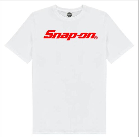 Snap on Inspired T Shirt (black and White ) D.I.Y - Mechanic Tools