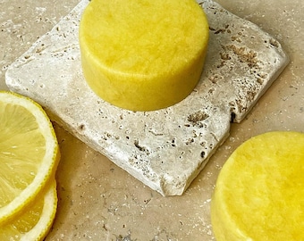 Shampoo Bar met citrus en aloë vera, hydraterend, met provitamine B5 | voor droog/normaal haar | plantaardig, mild, veganistisch, SLS-vrij