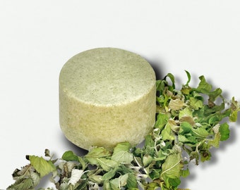 SOLID SHAMPOO BAR Rosemary, Mint & Nettle | for hair and body | body wash | plant-based, mild, vegan | handmade in Germany | 70-80g