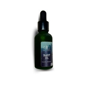 BEARD OIL, natural beard care | herbs | vegan, regional, sustainable, organic | gift for him | smooth beard hair and skin, silver fir needle