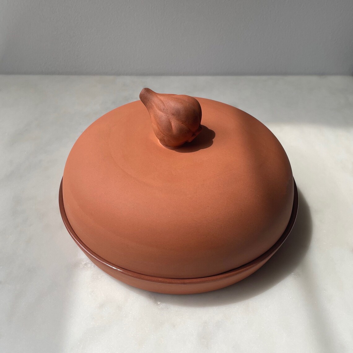 Vintage 1993 terra cotta garlic baker / roaster Etsy