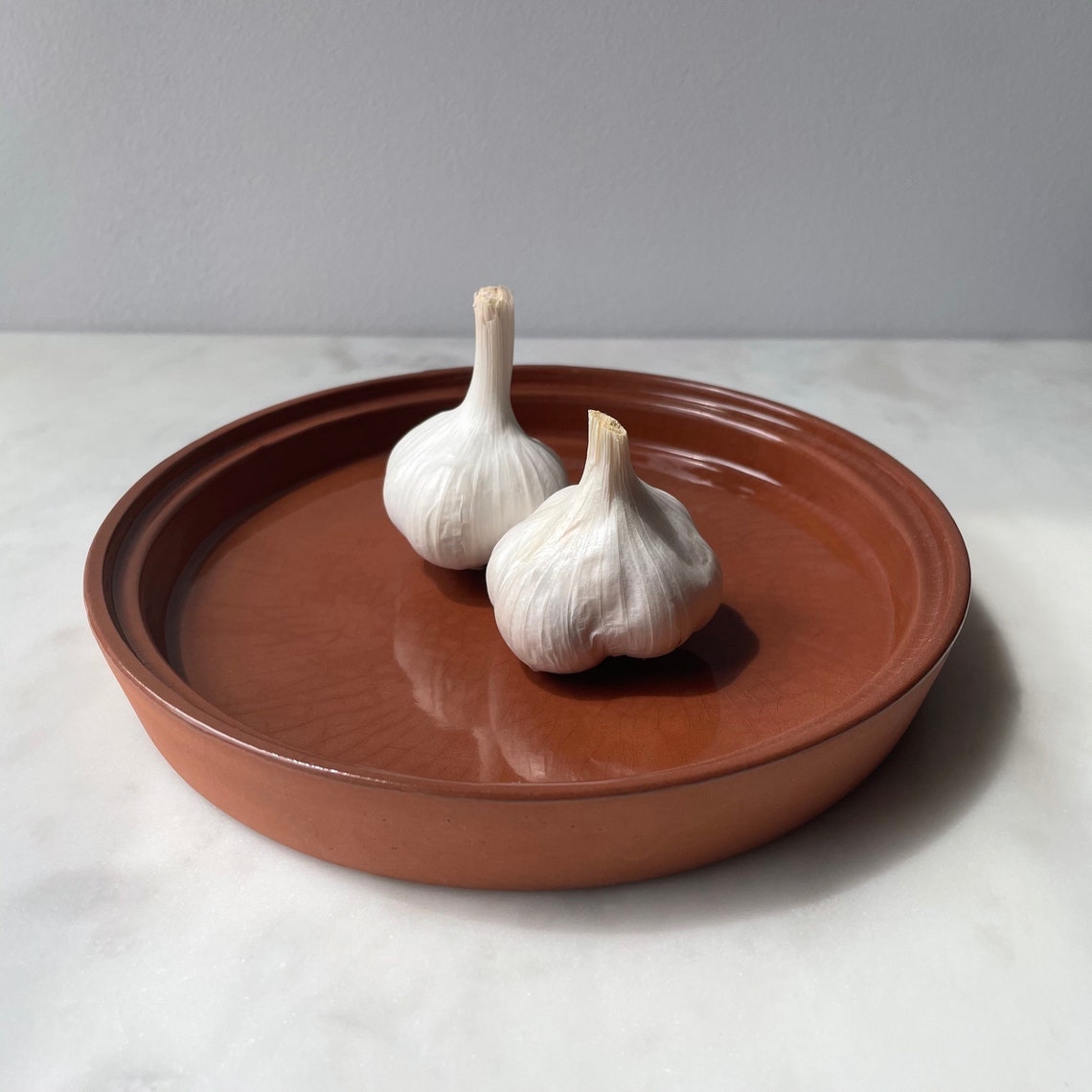 Vintage 1993 terra cotta garlic baker / roaster Etsy