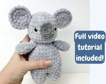 Crochet Koala Pattern - Easy Amigurumi Animal PDF Pattern