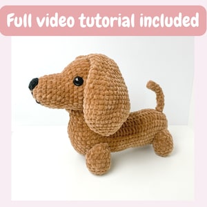 Crochet Dachshund/ Wiener Dog Pattern - Amigurumi PDF