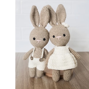 Duke & Daisy Bunny Crochet Amigurumi Pattern