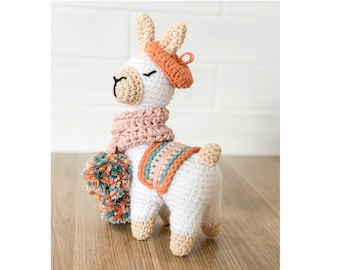 Louisa Llama Crochet Amigurumi PDF Pattern