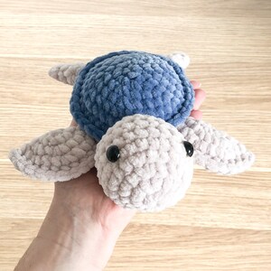 Crochet Turtle Pattern Bundle - Amigurumi PDF - 3 Sizes Small Large Jumbo image 7
