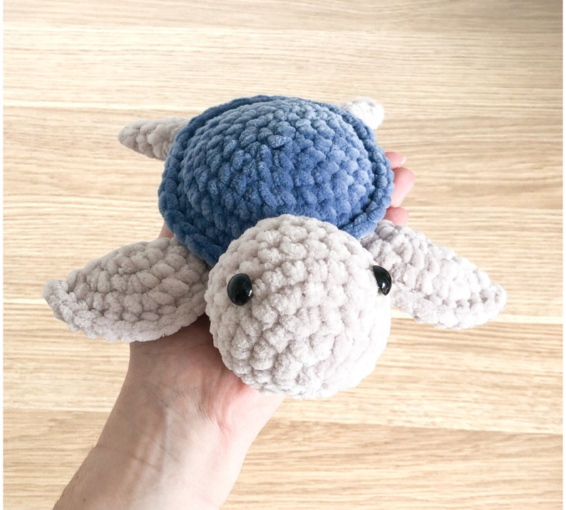 Crochet Turtle Pattern Bundle - Amigurumi PDF - 3 Sizes Small Large Jumbo image 7