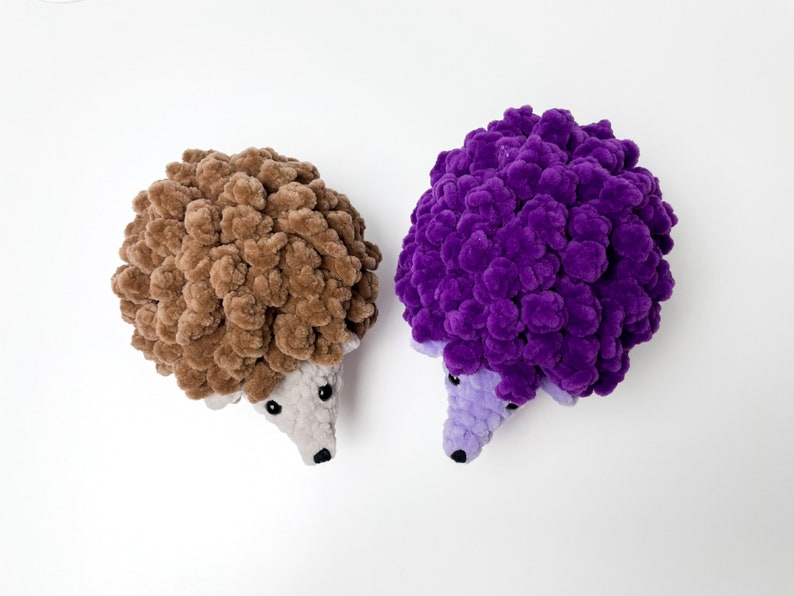 Virkat igelkottmönster - Enkelt Amigurumi-djurmönster i PDF-format bild 6