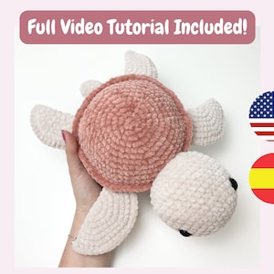 Jumbo Crochet Turtle Pattern - Amigurumi PDF