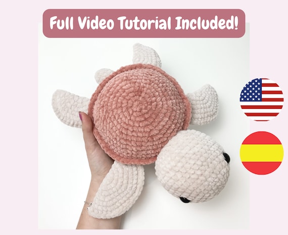 Jumbo Crochet Turtle Pattern - Amigurumi PDF
