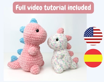 Modello dinosauro all'uncinetto - Amigurumi PDF