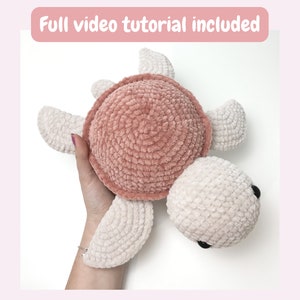 Crochet Turtle Pattern Bundle - Amigurumi PDF - 3 Sizes Small Large Jumbo image 3