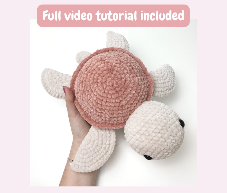 Crochet Turtle Pattern Bundle - Amigurumi PDF - 3 Sizes Small Large Jumbo image 3