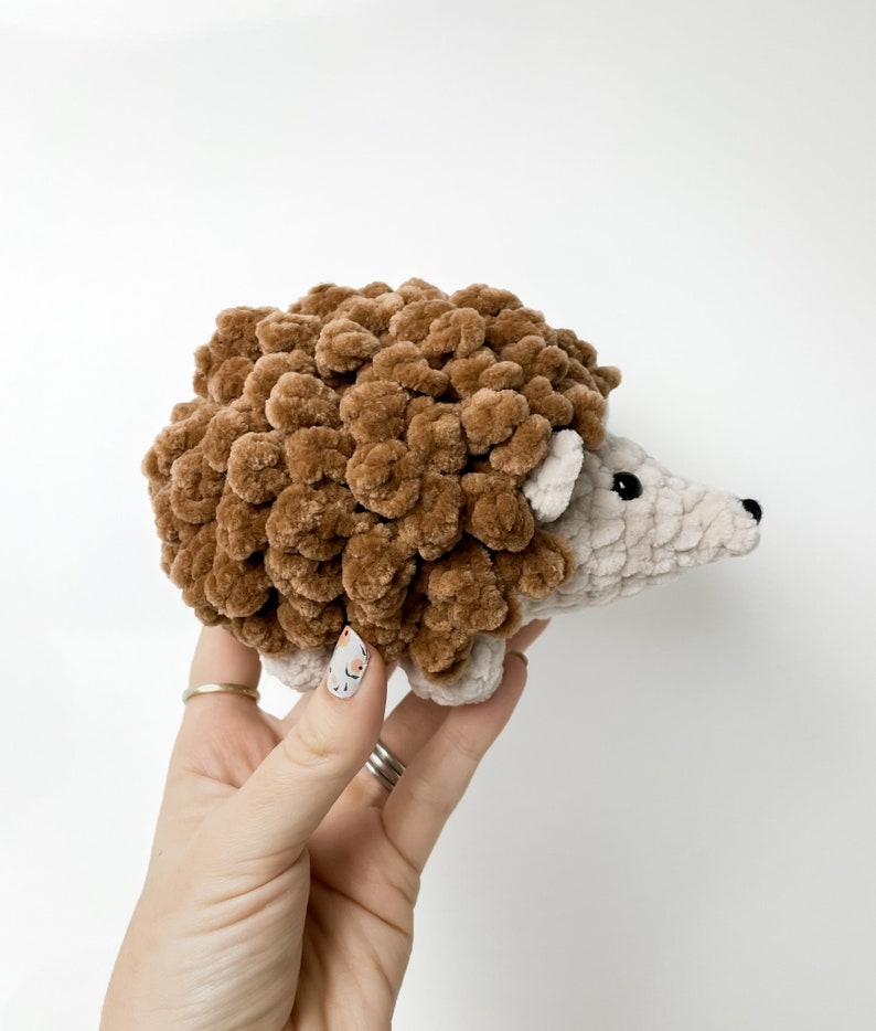Virkat igelkottmönster - Enkelt Amigurumi-djurmönster i PDF-format bild 4