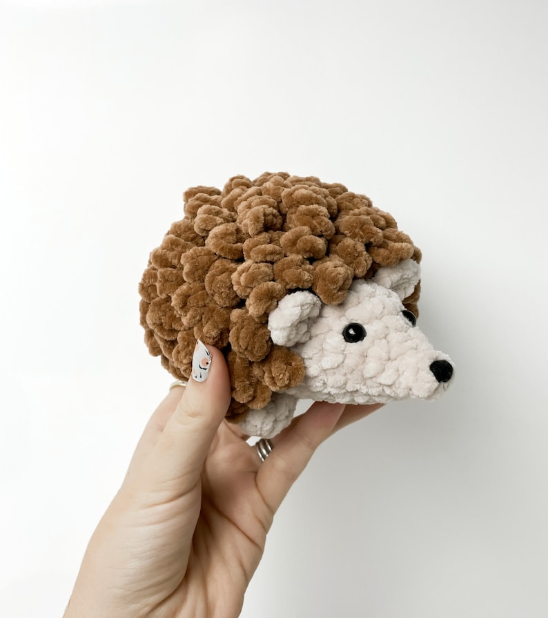 Virkat igelkottmönster - Enkelt Amigurumi-djurmönster i PDF-format bild 2