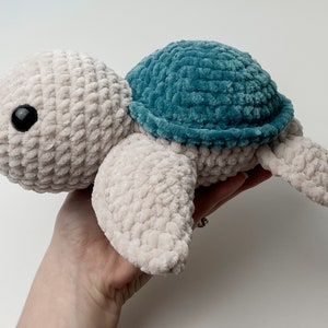 Crochet Turtle Pattern Bundle - Amigurumi PDF - 3 Sizes Small Large Jumbo image 9