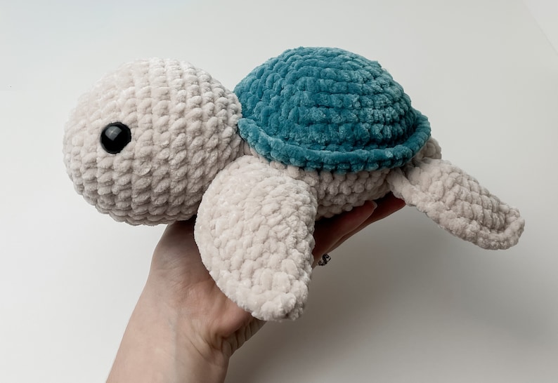 Crochet Turtle Pattern Bundle - Amigurumi PDF - 3 Sizes Small Large Jumbo image 9
