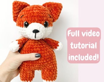 Fuchs Häkelanleitung - Easy Amigurumi Tier PDF Häkelanleitung