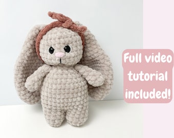 Crochet Bunny Pattern - Amigurumi Animal PDF Pattern